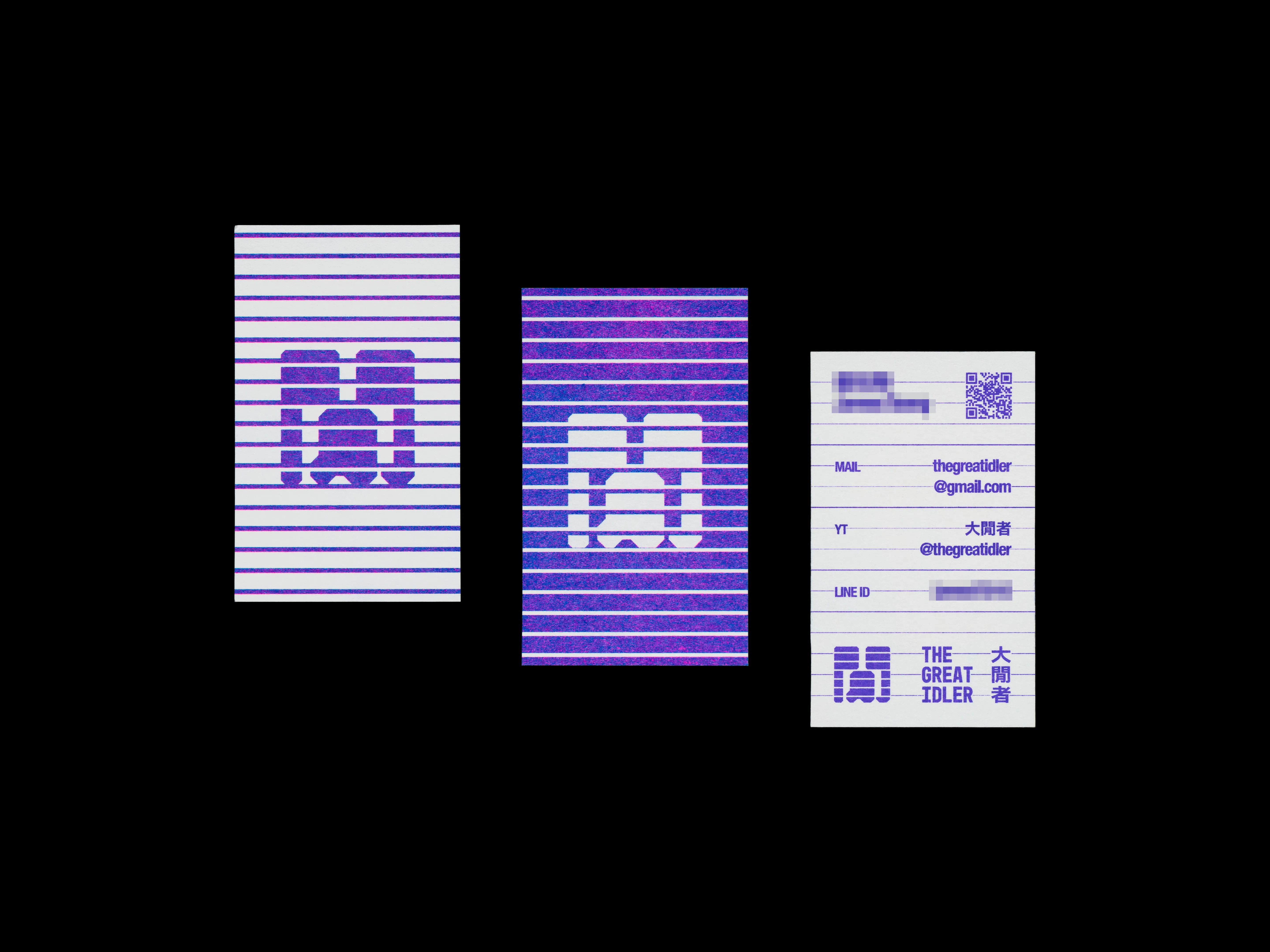 THE GREAT IDLER - Business Card